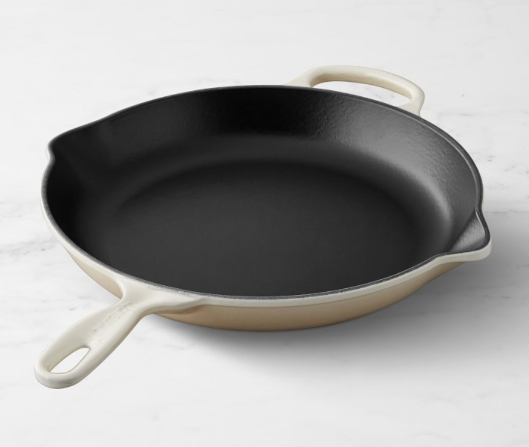 12" Enameled Cast Iron Skillet Fry Pan