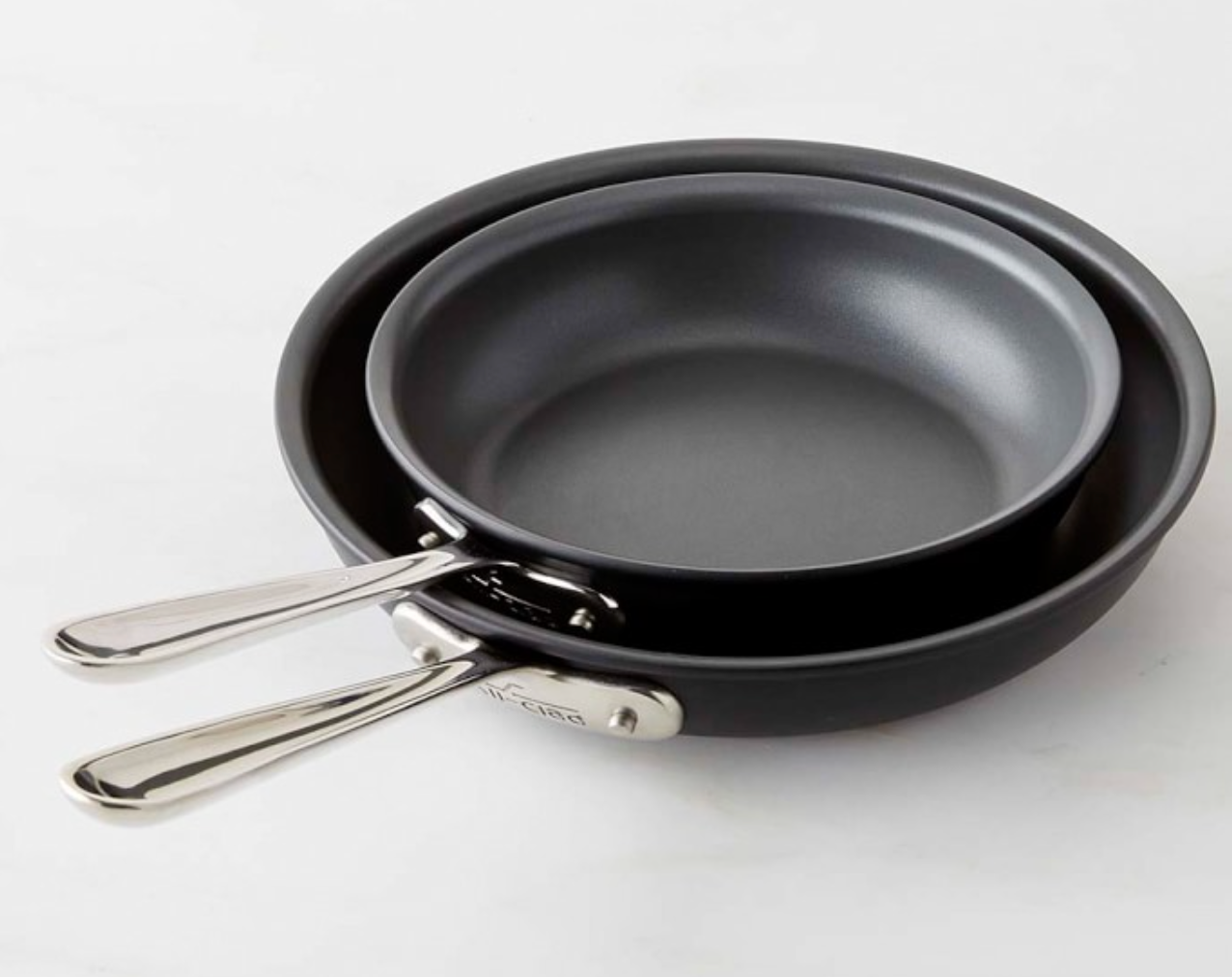 All-Clad NS1 Nonstick Induction Fry Pan, Set of 2