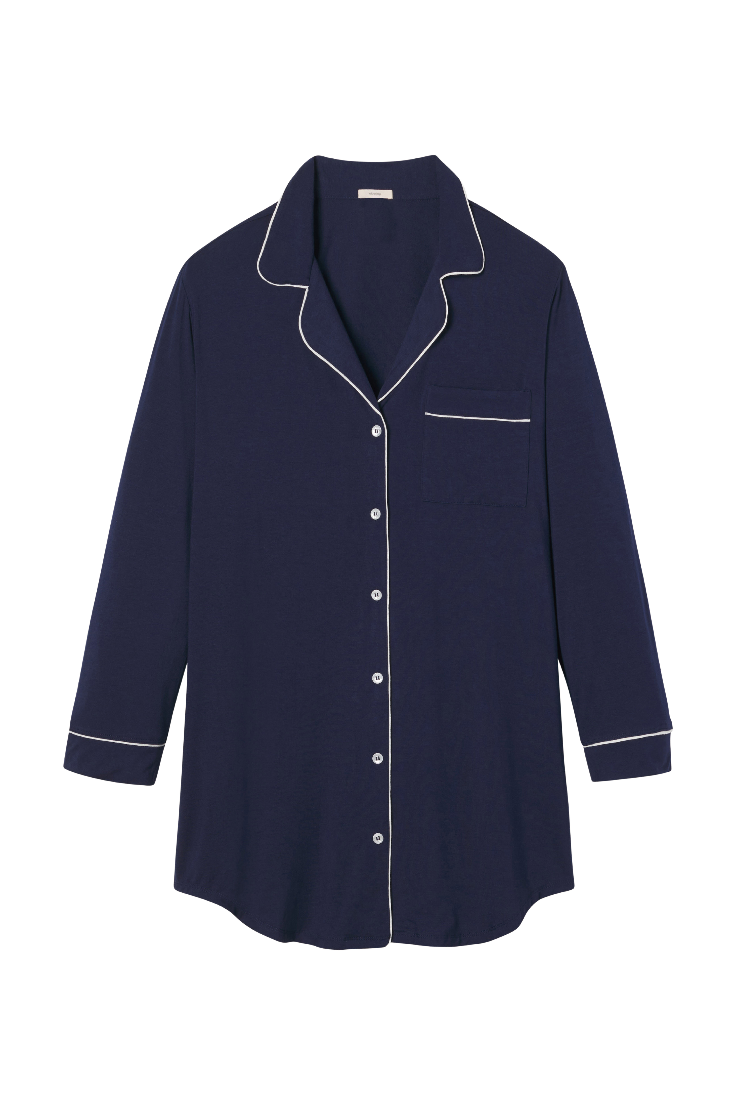 Gisele Sleepshirt in Navy/Ivory