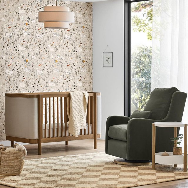 Contribute to Upholstered Wood Baby Crib | Total $999