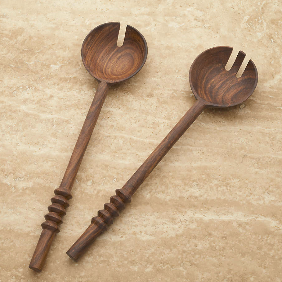 Acacia Burke Salad Servers, Set of 2