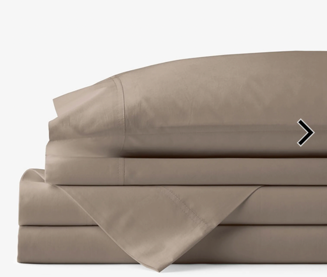 Company Cotton™ Percale Sheet Set KING (mocha)