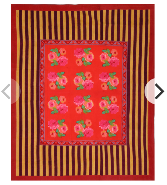 cotton cloth 220x270cm nizam red