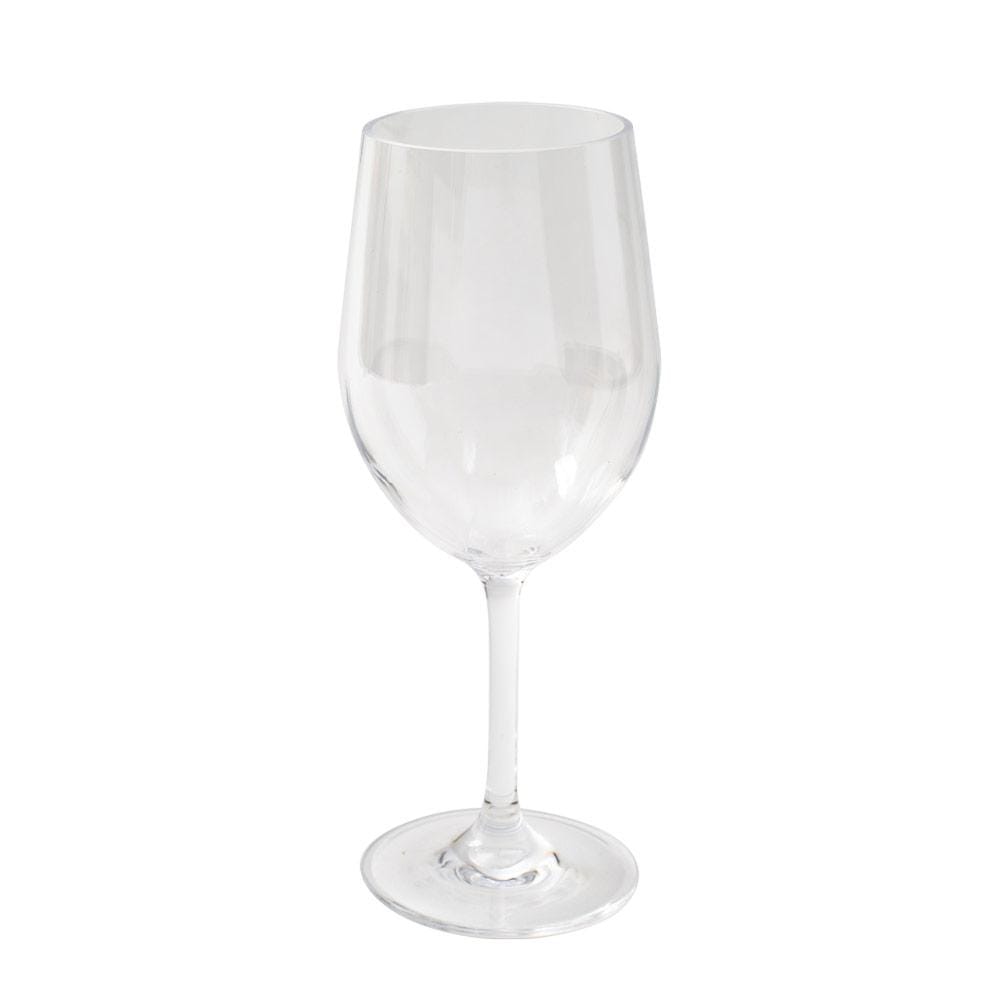 Acrylic 12oz White Wine Glass in Crystal Clear