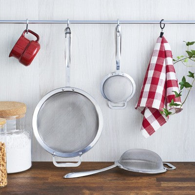 All-Clad 3-Piece Stainless-Steel Strainer Set