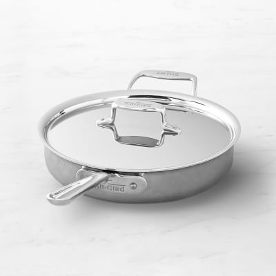 All-Clad d5 Stainless-Steel Sauté Pan, 6 qt
