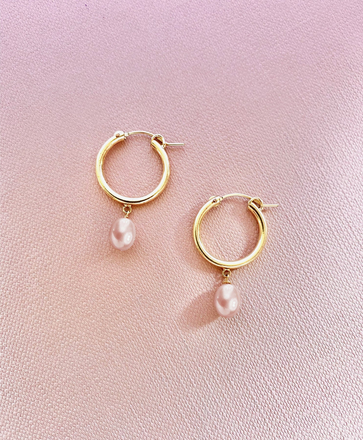 Amara Pearl Hoops