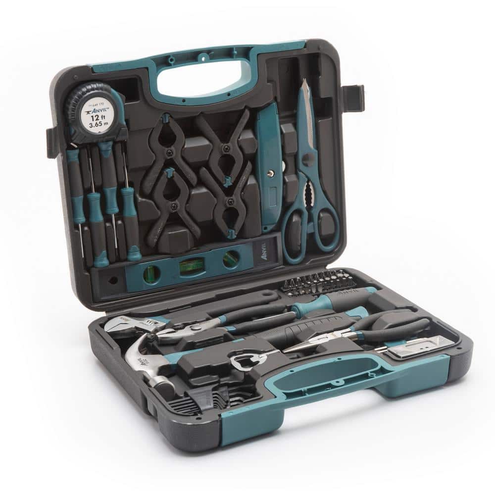 76-Piece SAE and Metric Homeowners Tool Kit with Case