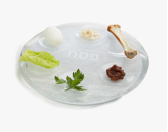 Apeloig Seder Plate silver
