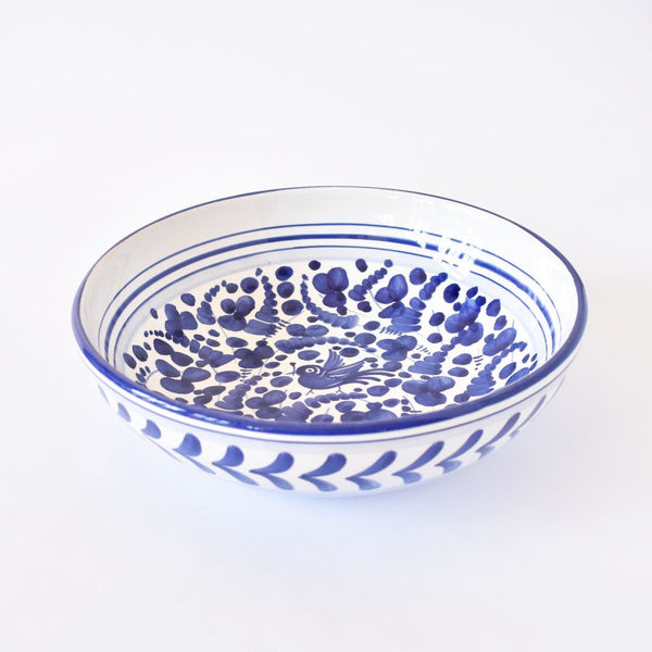 Arabesco Cobalt Blu serving bowl - 8''