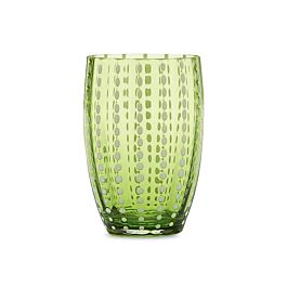 Artisan Glass Perle Tumbler Apple Green