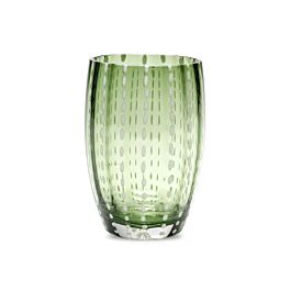 Artisan Glass Perle Tumbler British Green