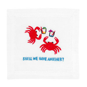 Shell We Have Another? Cocktail Napkins, Set of 4