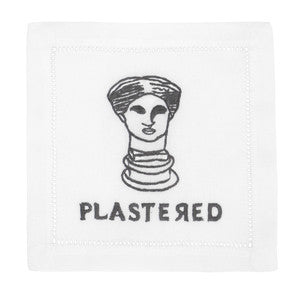 Plastered Cocktail Napkins, Set of 4
