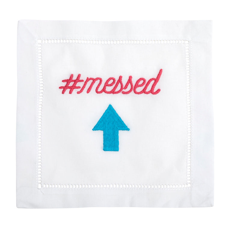 Messed Up Cocktail Napkins, Set of 4