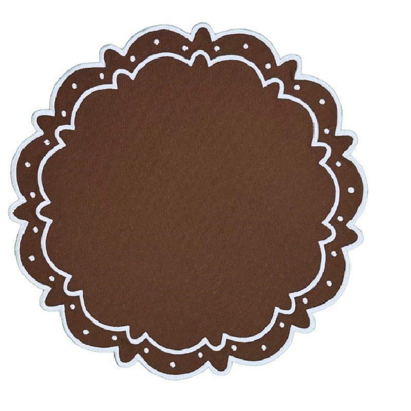 Dark cocoa placemat, Ava style