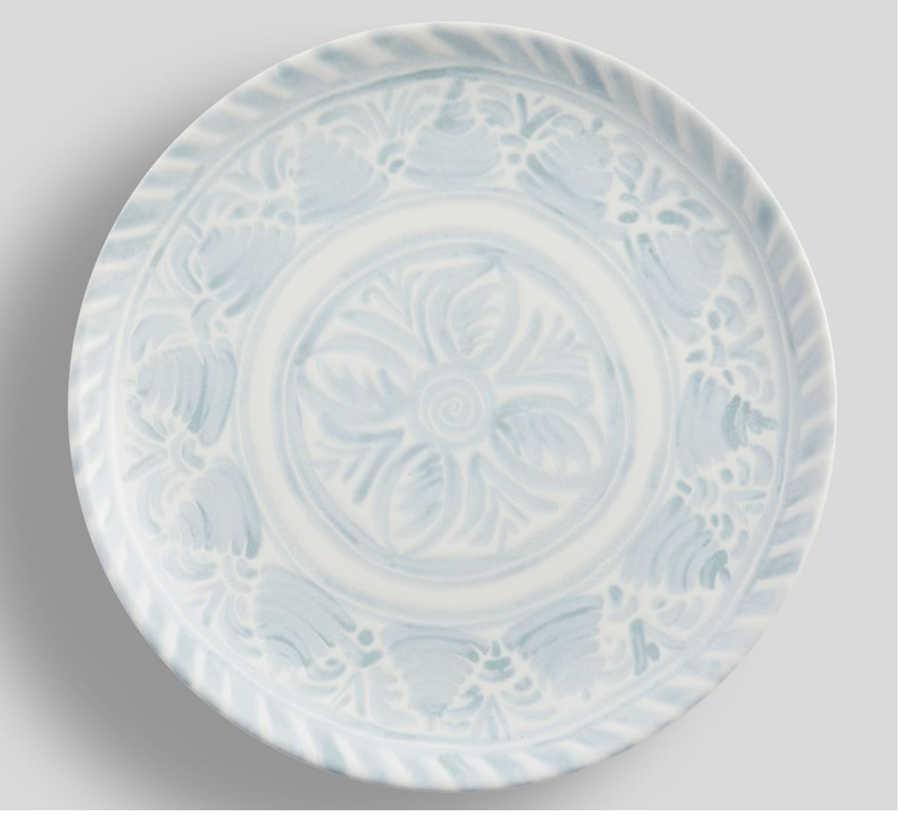 Chambray Tile Stoneware Dinner Plate