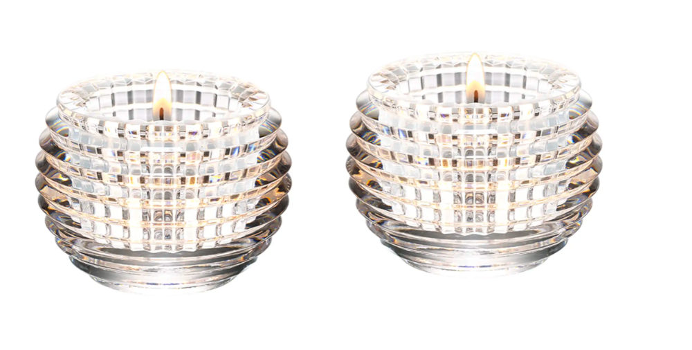 Baccarat Eye Votive Candleholders, Set of Two