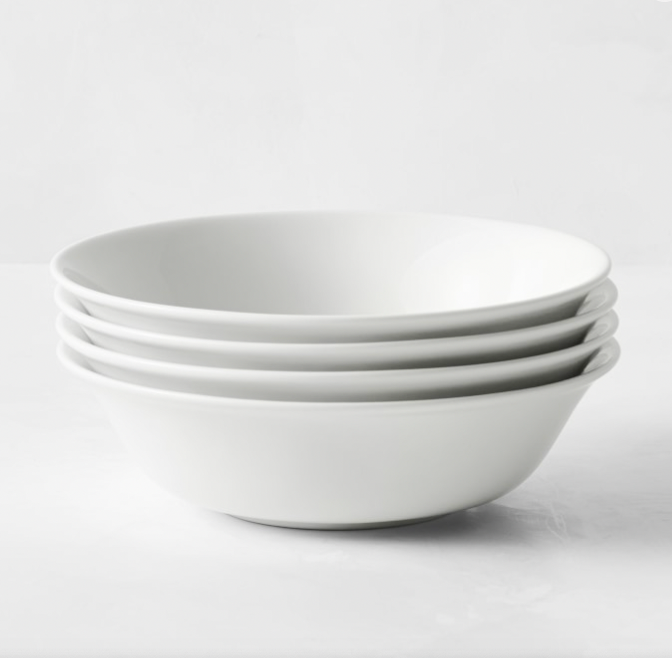 Apilco Tuileries Porcelain Pasta Bowls, Set of 4