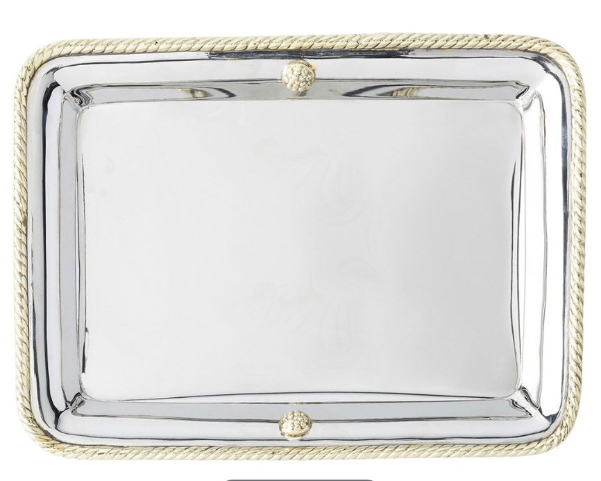 Juliska Periton Stainless Steel Rectangular Bar Tray