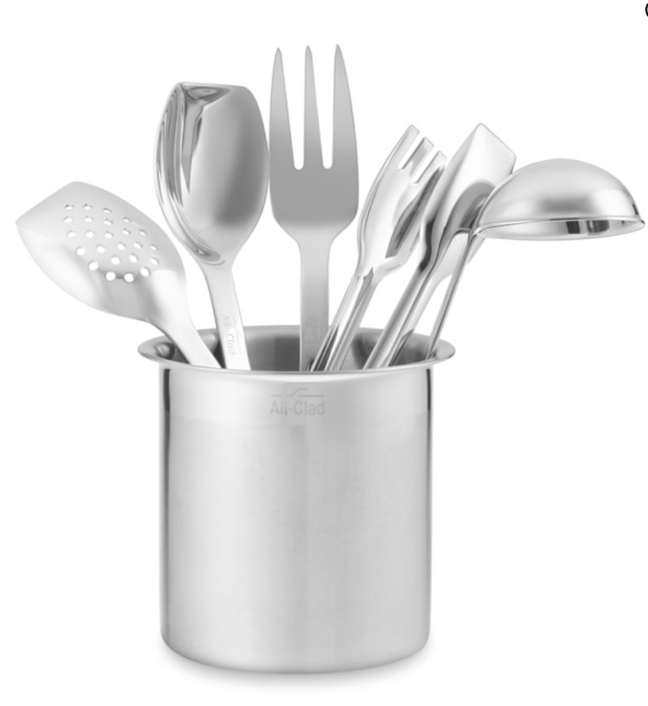 All-Clad Stainless-Steel Utensils, Set of 6