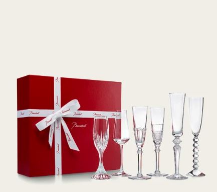 Baccarat Bubble Champagne Flute Box Set