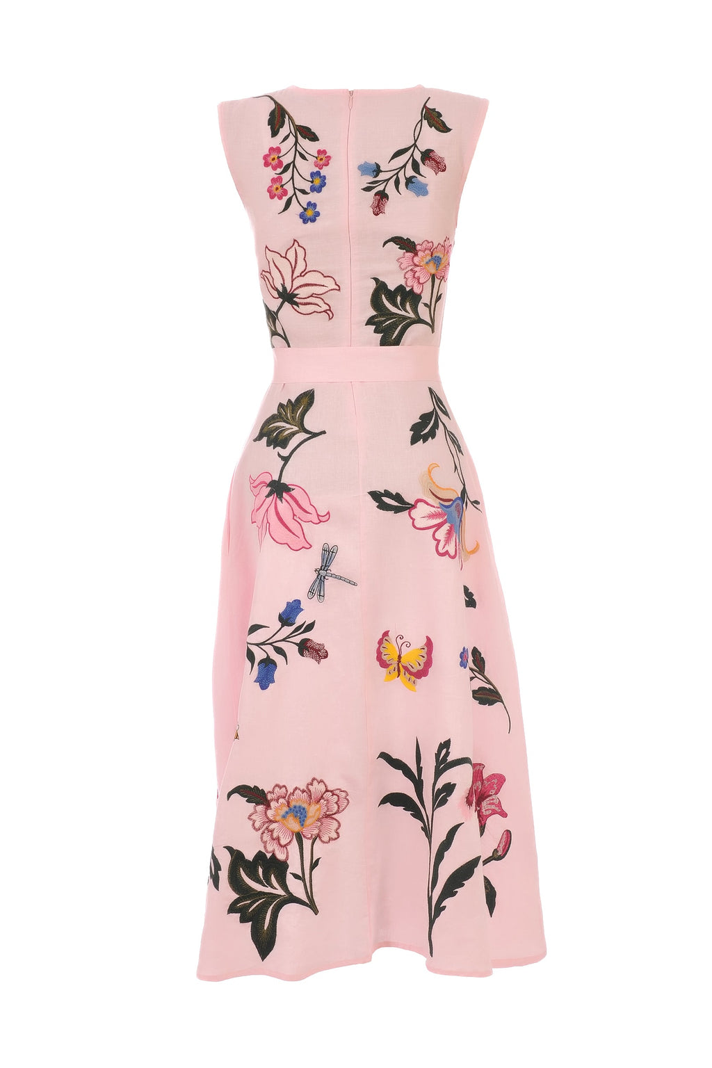 fanm mon gloriosa floral embroidered dress Gloriosa Floral Embroidered Midi Dress L