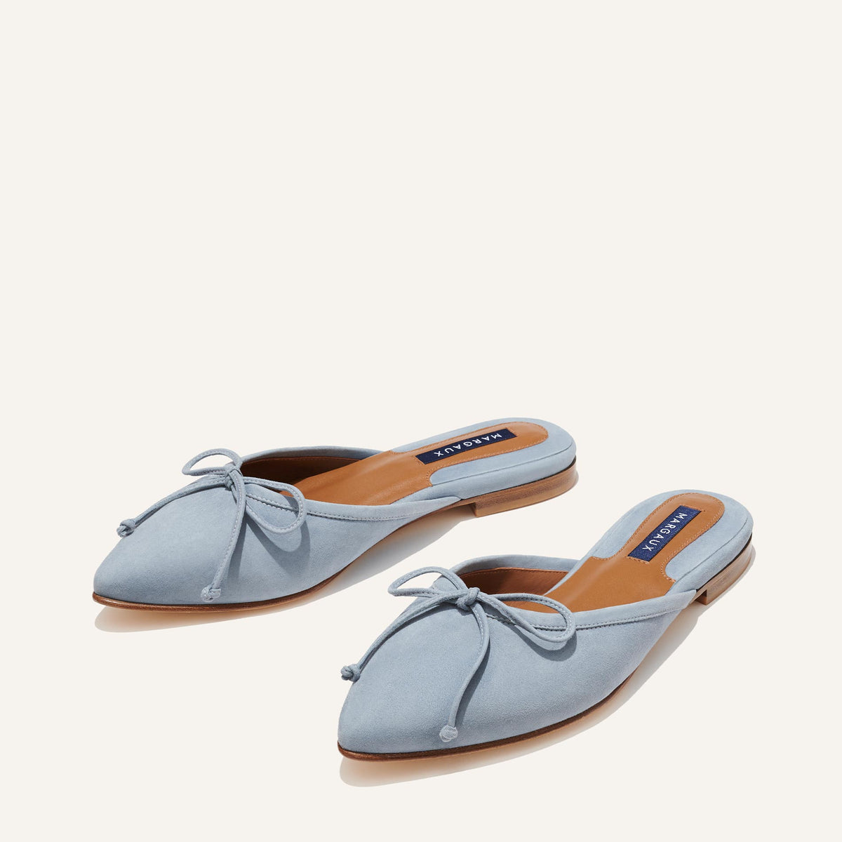 The Ballet Mule in French Blue Suede