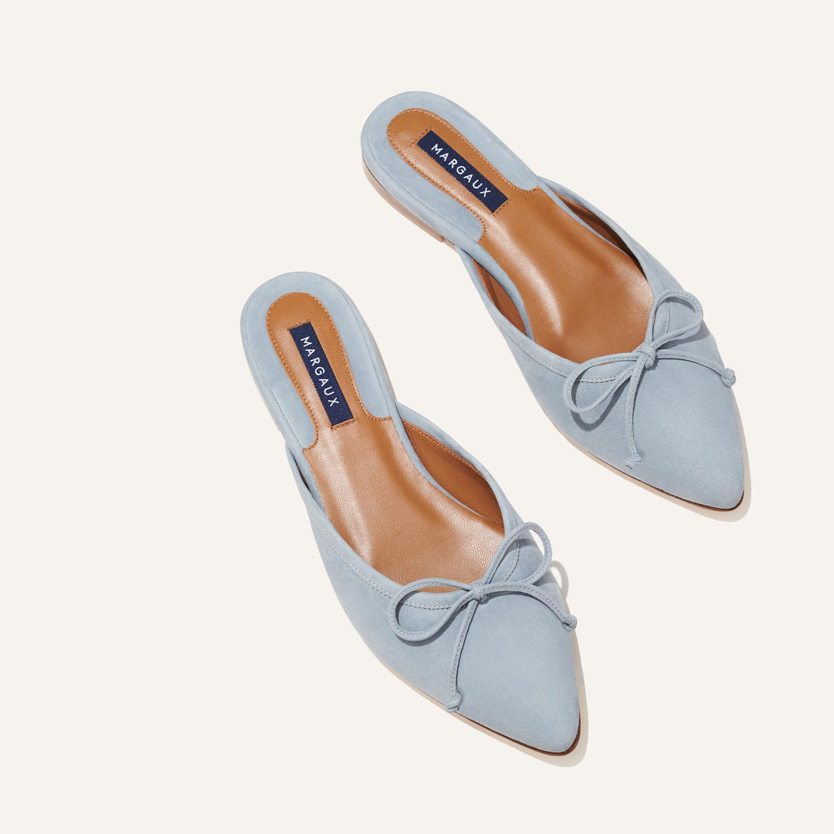 The Ballet Mule in French Blue Suede