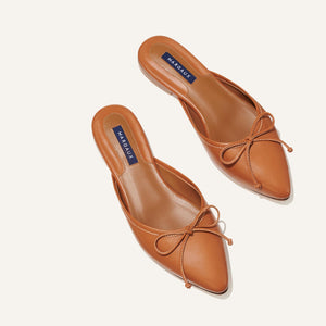 The Ballet Mule in Saddle Nappa