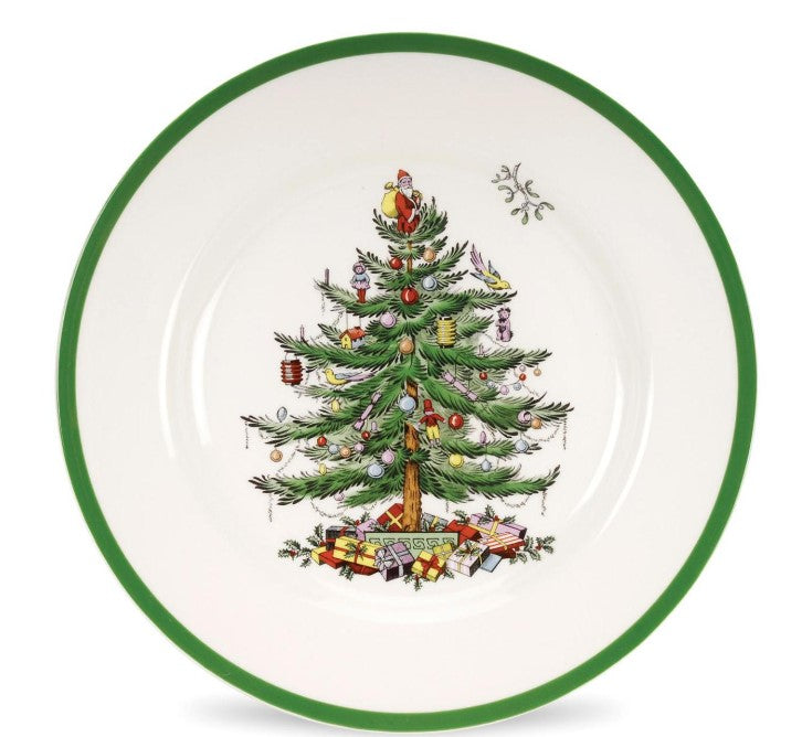 Christmas Tree Dinner Plates Set of 4