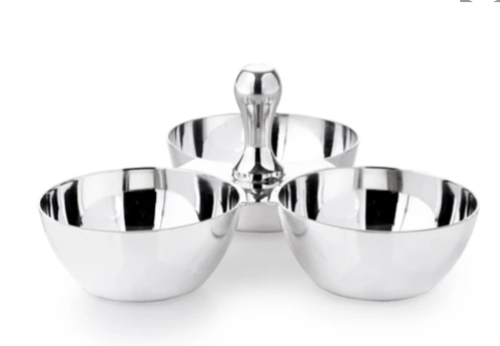 Silver-Plated Trio Serving Dishes
