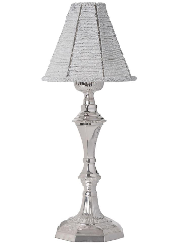 Beaded/Scalloped Tabletop Lamp