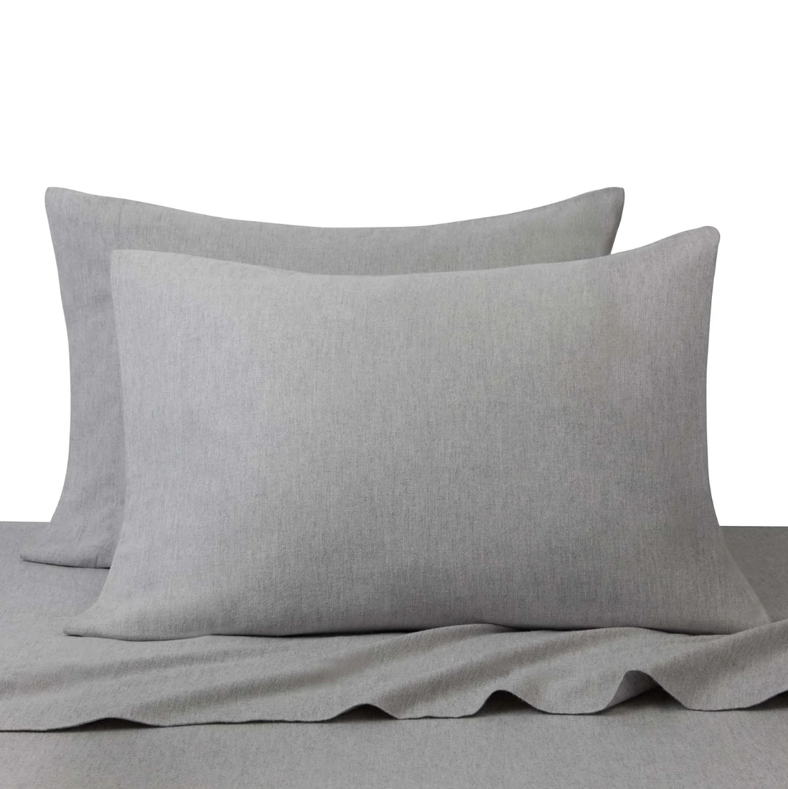 Brushed Flannel Bamboo King Pillowcase Set of 2