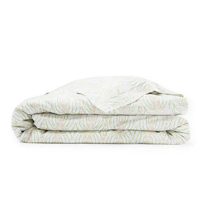 Light Teal Vines Suzani - Duvet Default Portugal