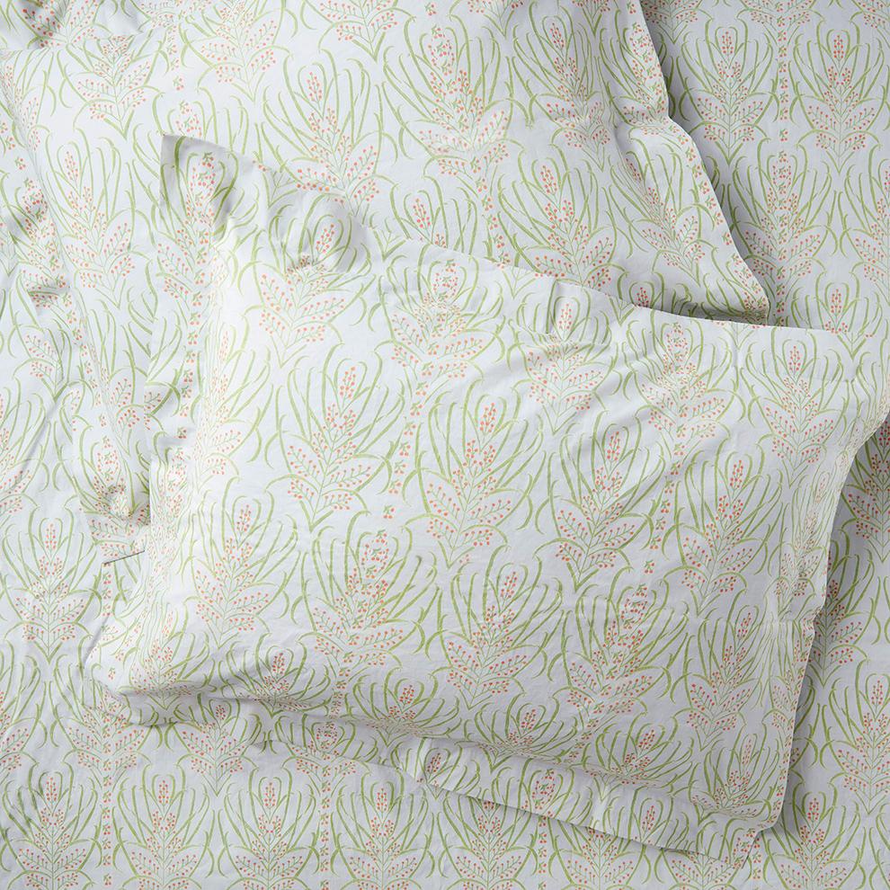 Light Teal Vines Suzani - Duvet Default Portugal