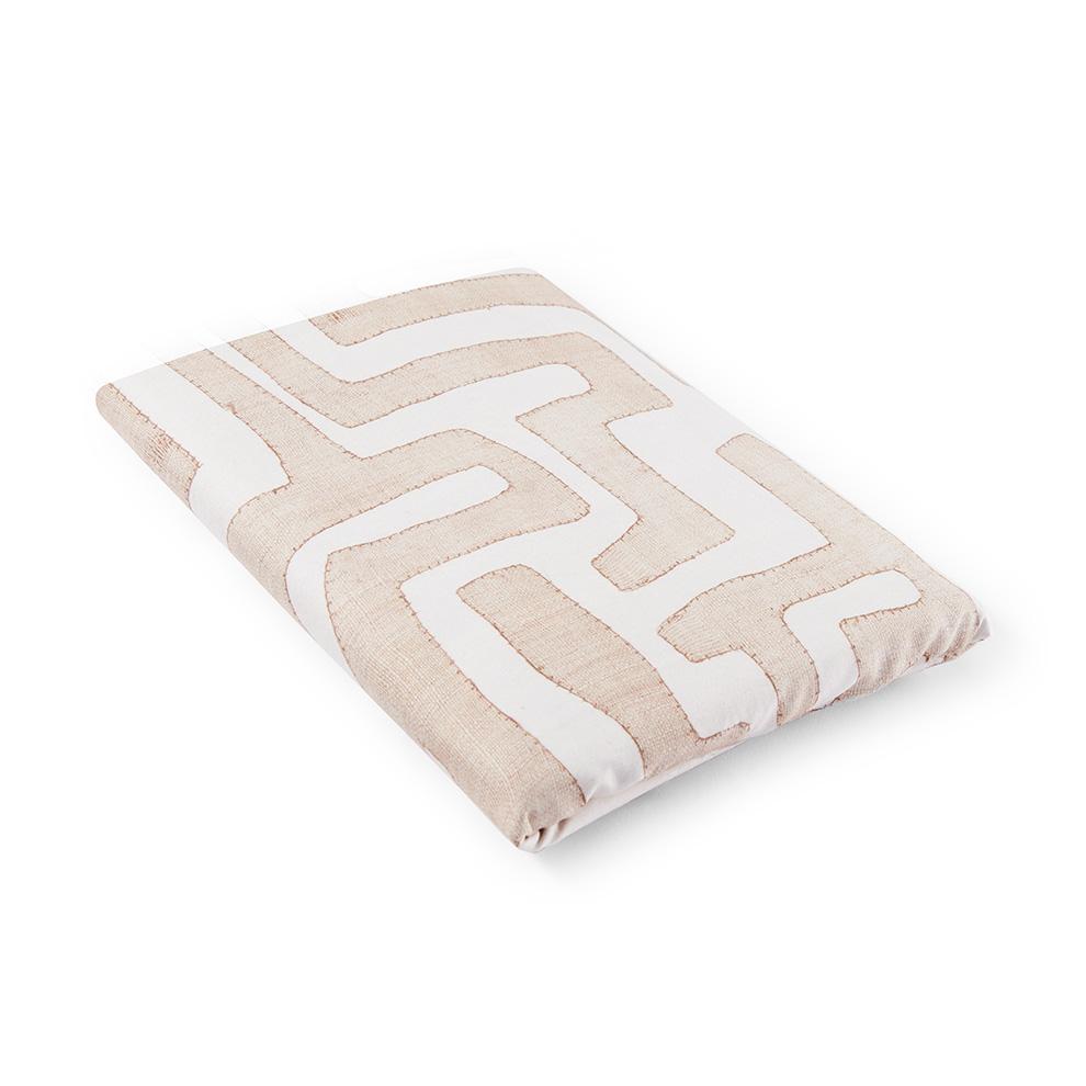 Blush Classic Kuba Cloth Crib Sheet - Bedding Default Portugal