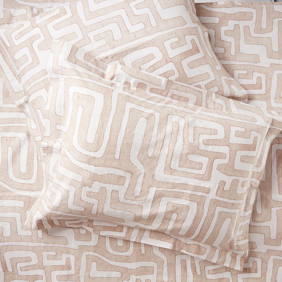 Blush Classic Kuba Cloth - Sheet Set Default Portugal