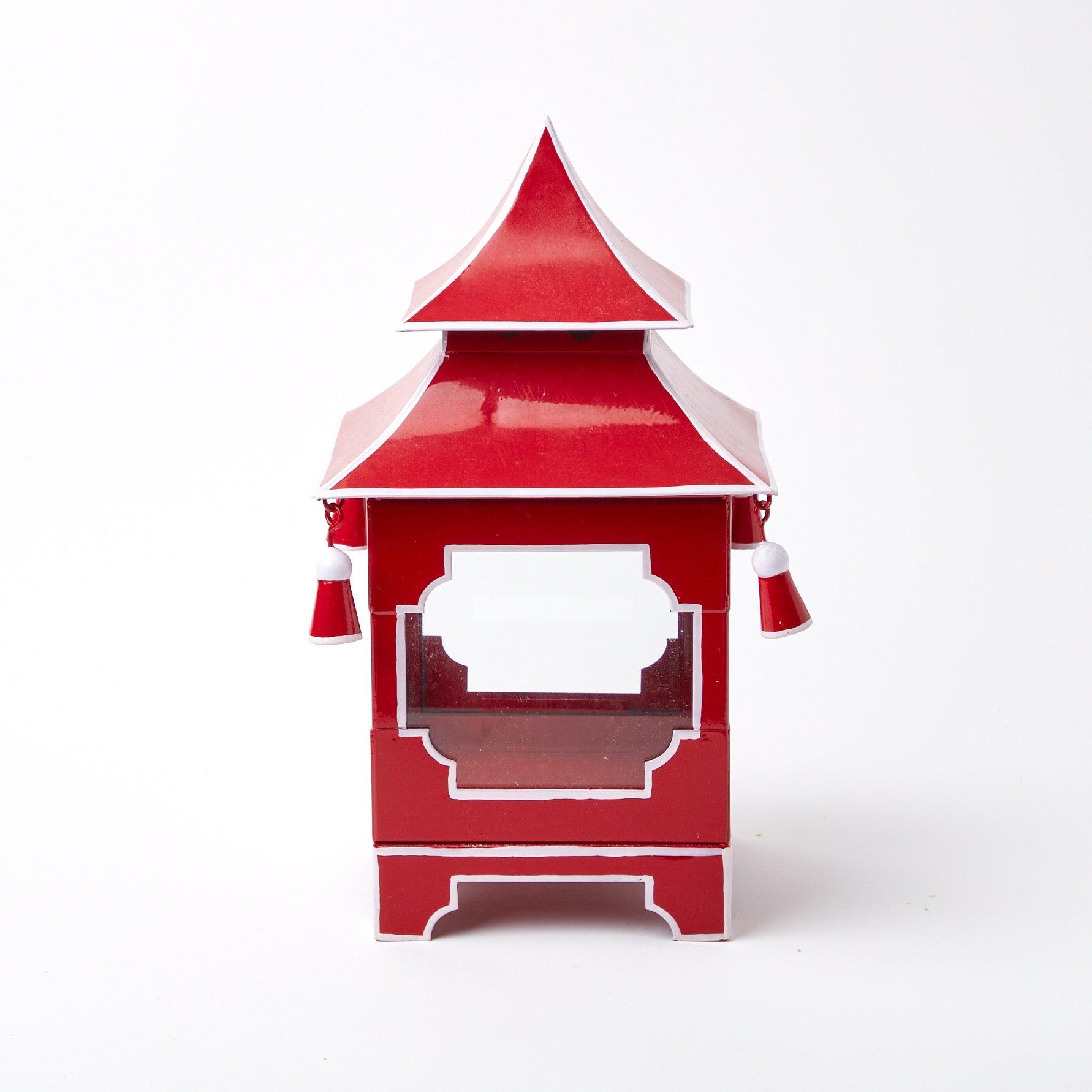 Berry Red Pagoda Lantern