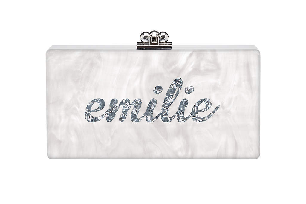 Custom Slim Jean Clutch in Pearlescent