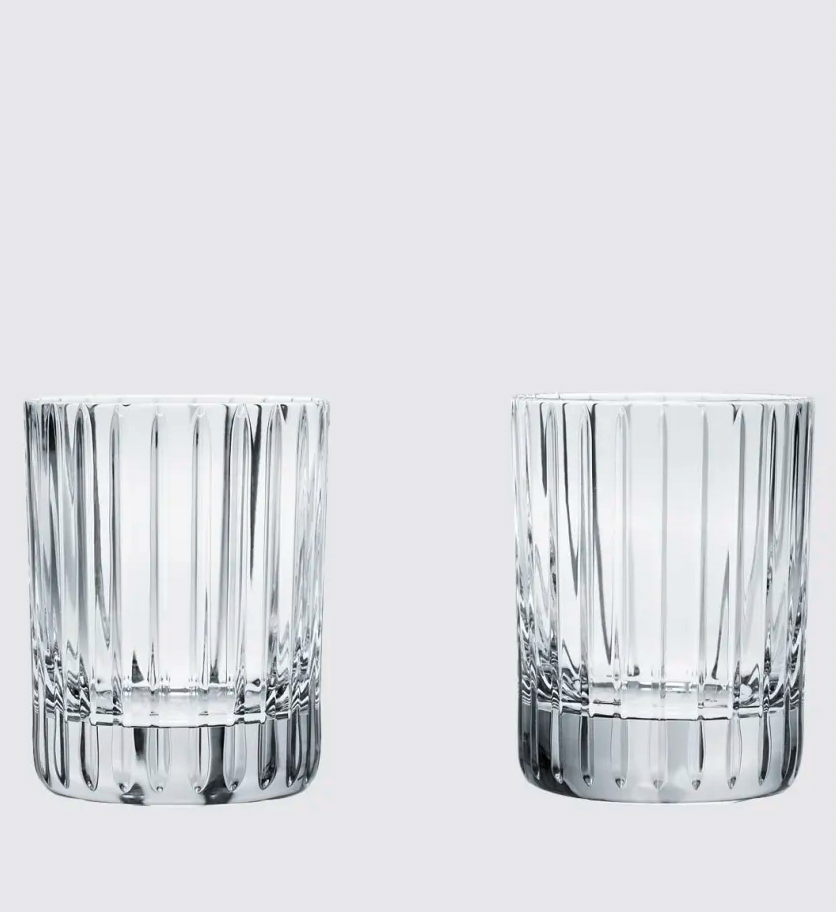 BaccaratHarmonie Crystal Triple Old Fashion Tumblers, Set of 2