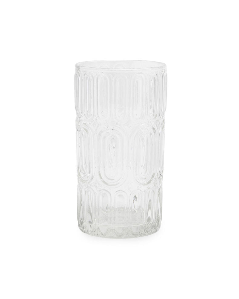 Blue Pheasant Aaron Highball Glass, Clear