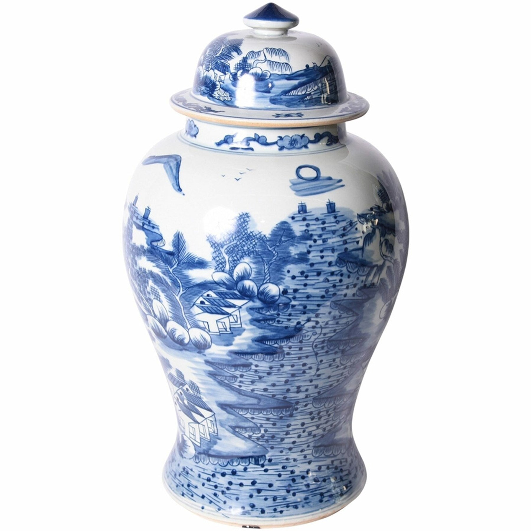 Blue & White Tea Jar