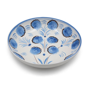 Blue Flower Serving Bowl