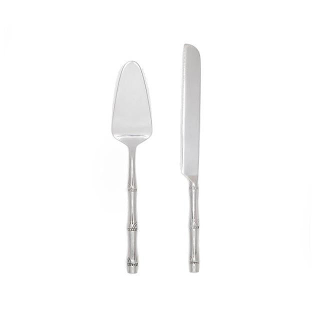 Coronado Polished Silver Cake Serving Set