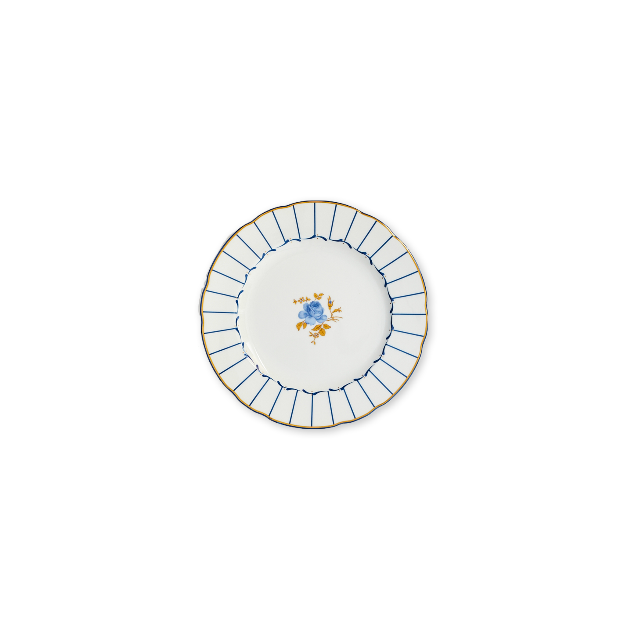 BLUE ROSE BREAD PLATE