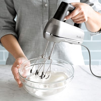 Breville Handy Mix Scraper 9-Speed Hand Mixer in Sea Salt