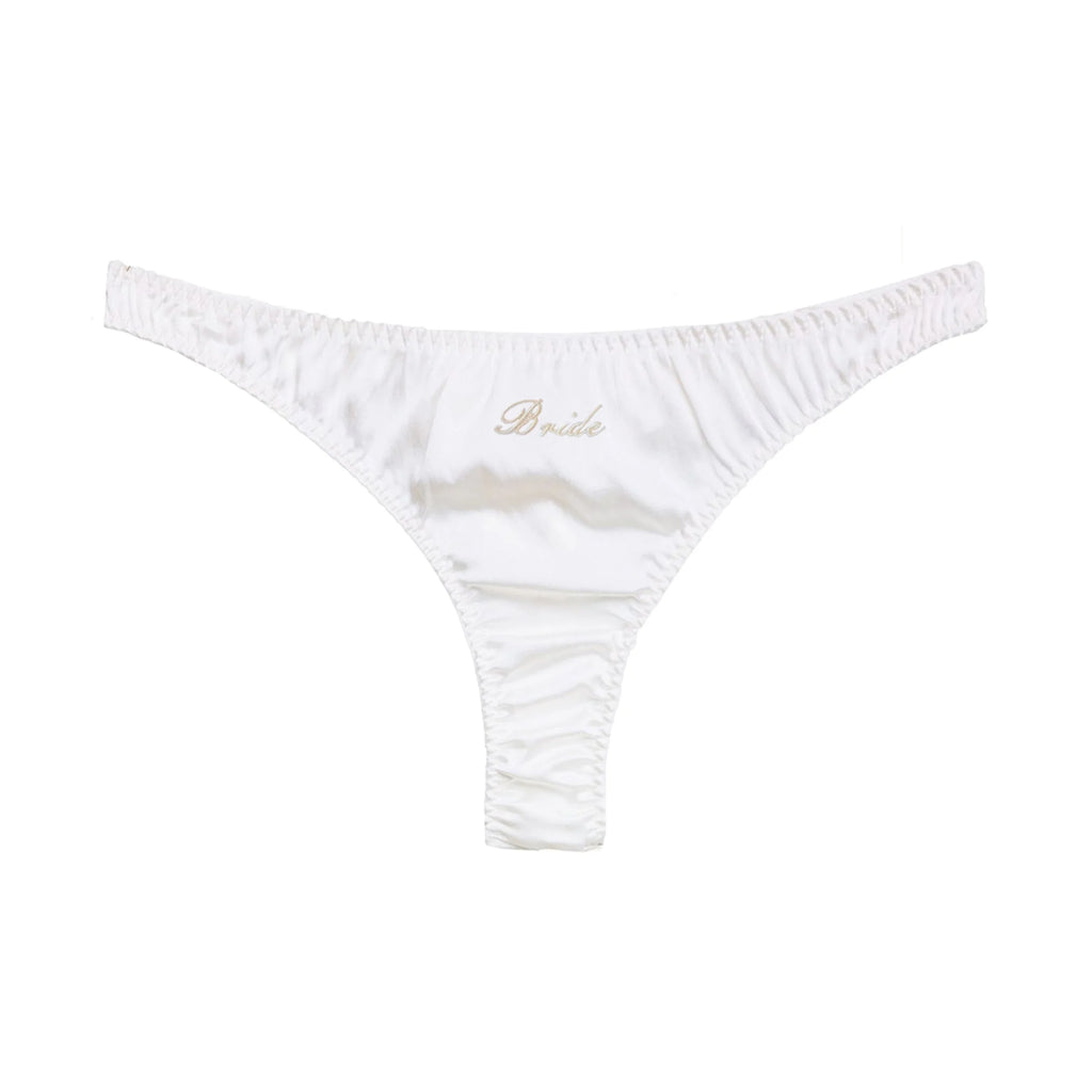 Bridal Silk Panties Gift Box / White Wedding Lingerie / Ivory