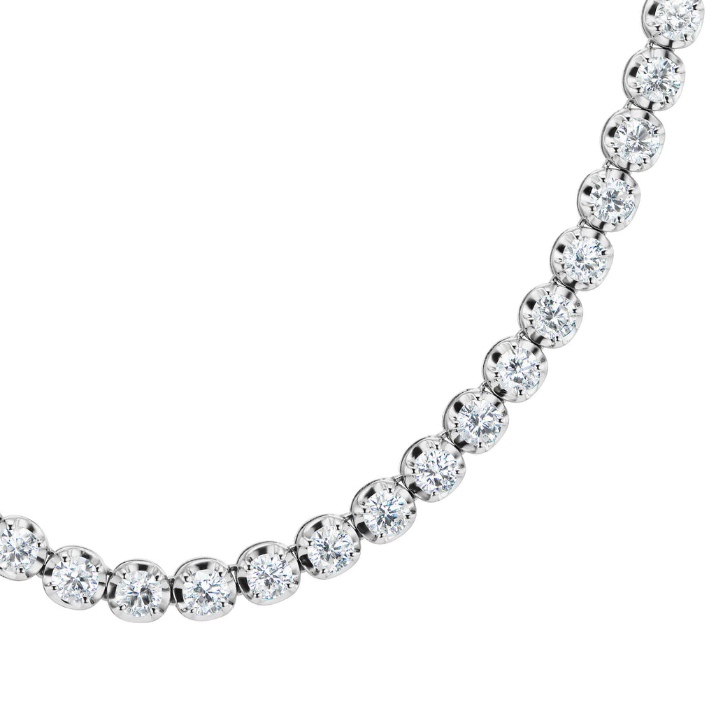 Halo Diamond Riviere Necklace | Over The Moon