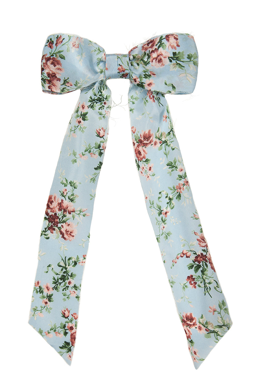 brock collection over the moon charlie bow in blue floral